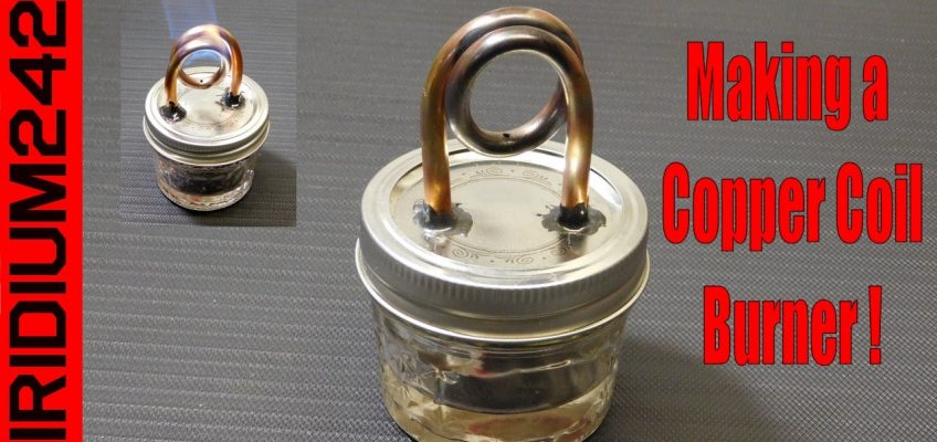 DIY Copper Coil Alcohol Stove Video
