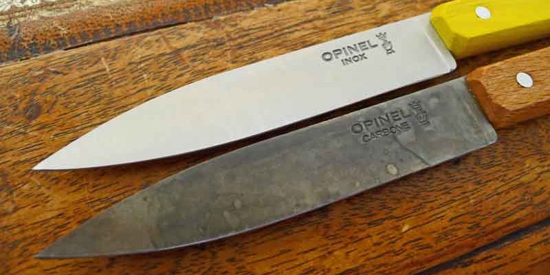 Carbon Steel Blades vs. Stainless Steel