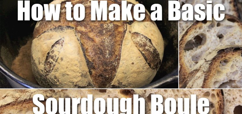 How to Make a Basic Sourdough Loaf (Video)