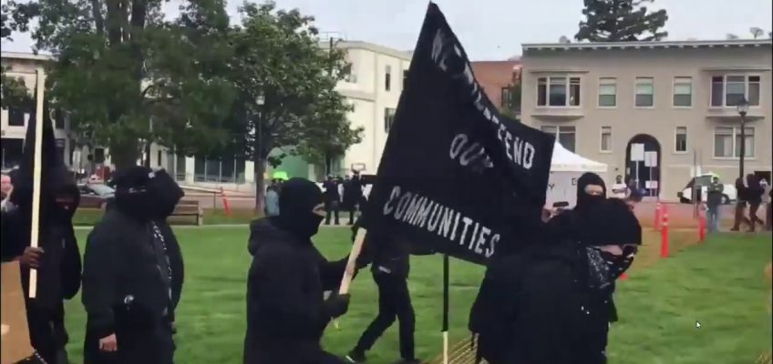 Antifa Crash Free Speech Rally in Berekely