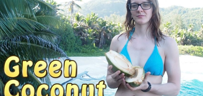 Woman Opens Coconut Without Tools (Video)